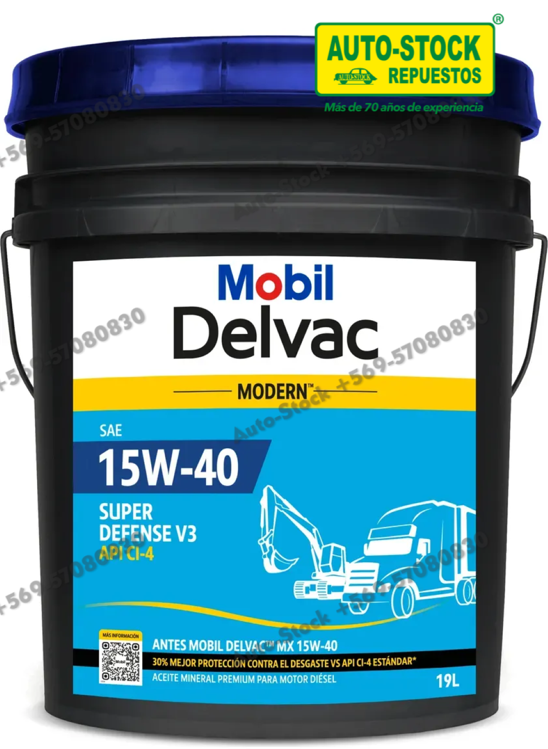 ACEITE BALDE DELVAC SUPER 1400 15W40 DIESEL